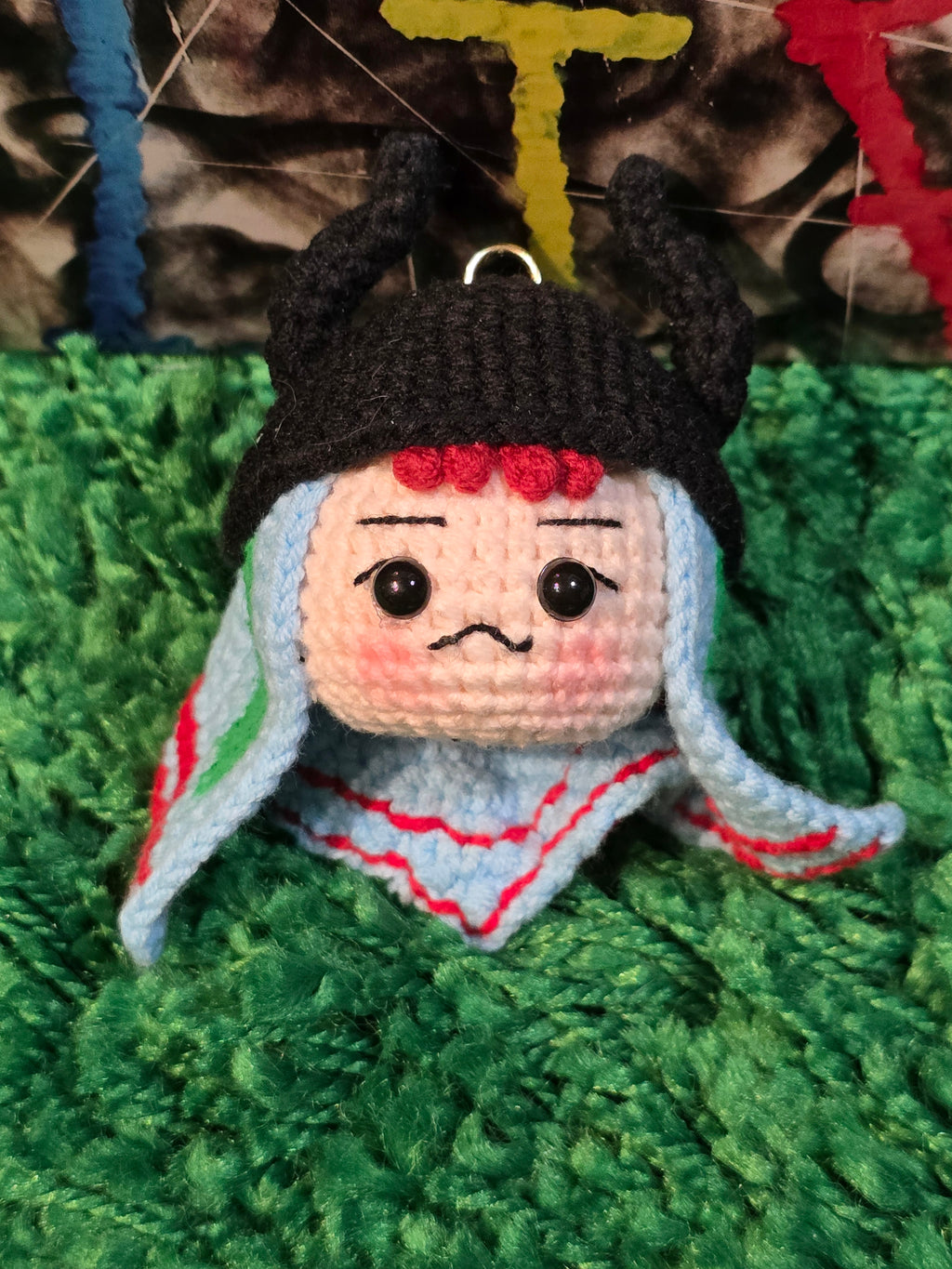 G-Dragon BigBang Horn Style K-pop Merchandise Handmade Crochet Doll