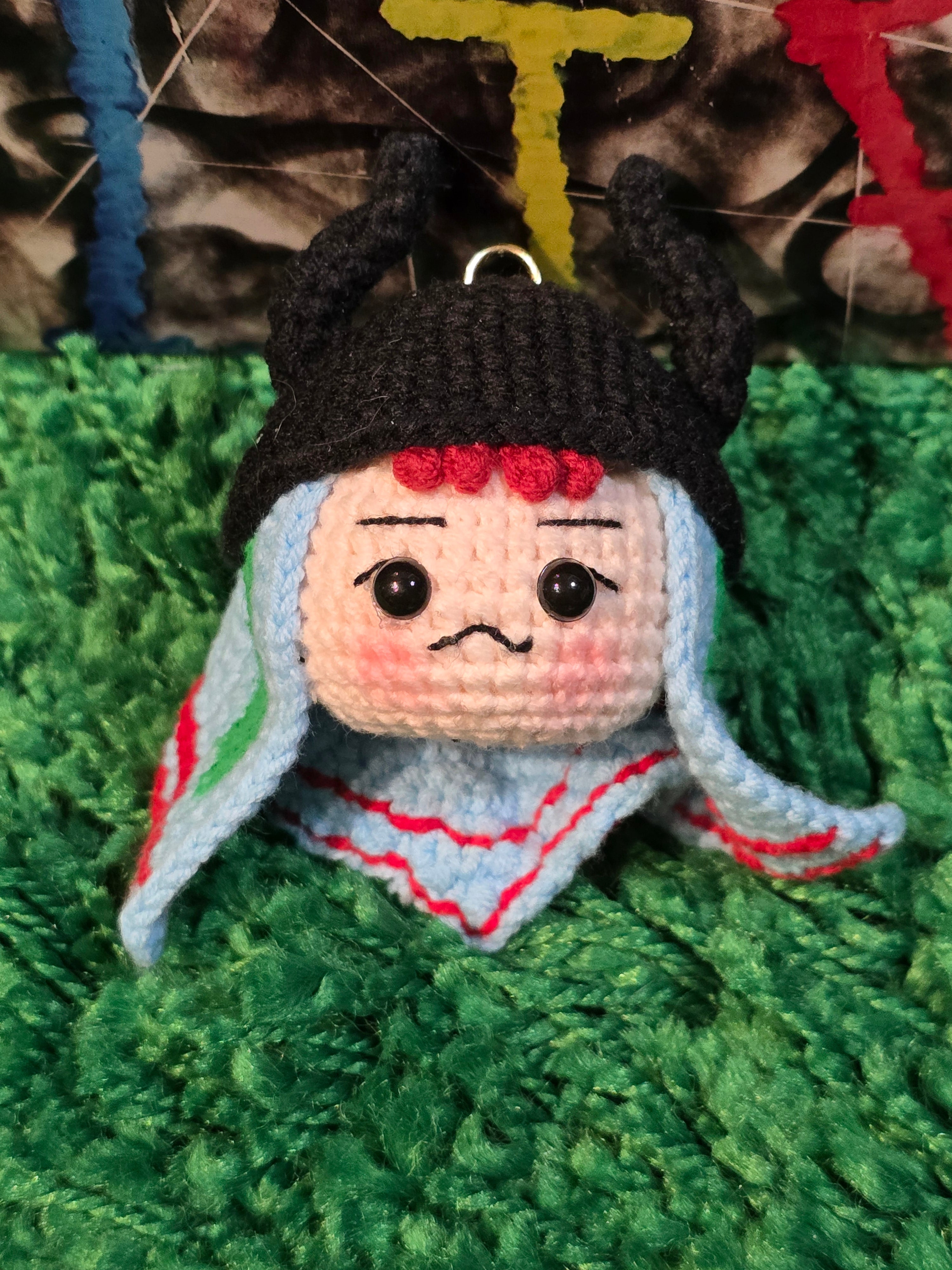 G-Dragon BigBang Horn Style K-pop Merchandise Handmade Crochet Doll