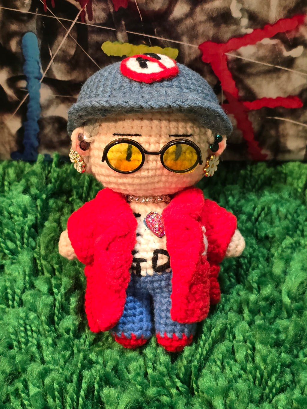 G-Dragon BigBang Stage Outfit K-pop Merchandise Handmade Full Body Crochet