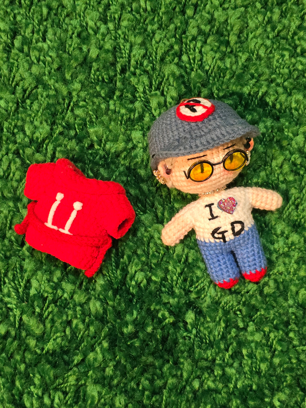 G-Dragon BigBang Stage Outfit K-pop Merchandise Handmade Full Body Crochet