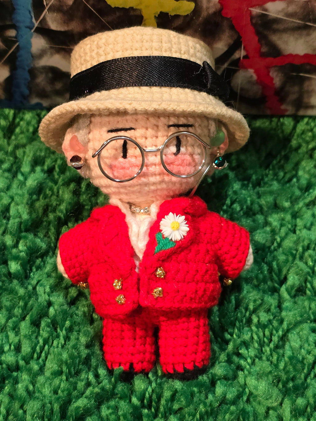 G-Dragon BigBang Concert Inspired K-pop Merchandise Handmade Full Body Crochet