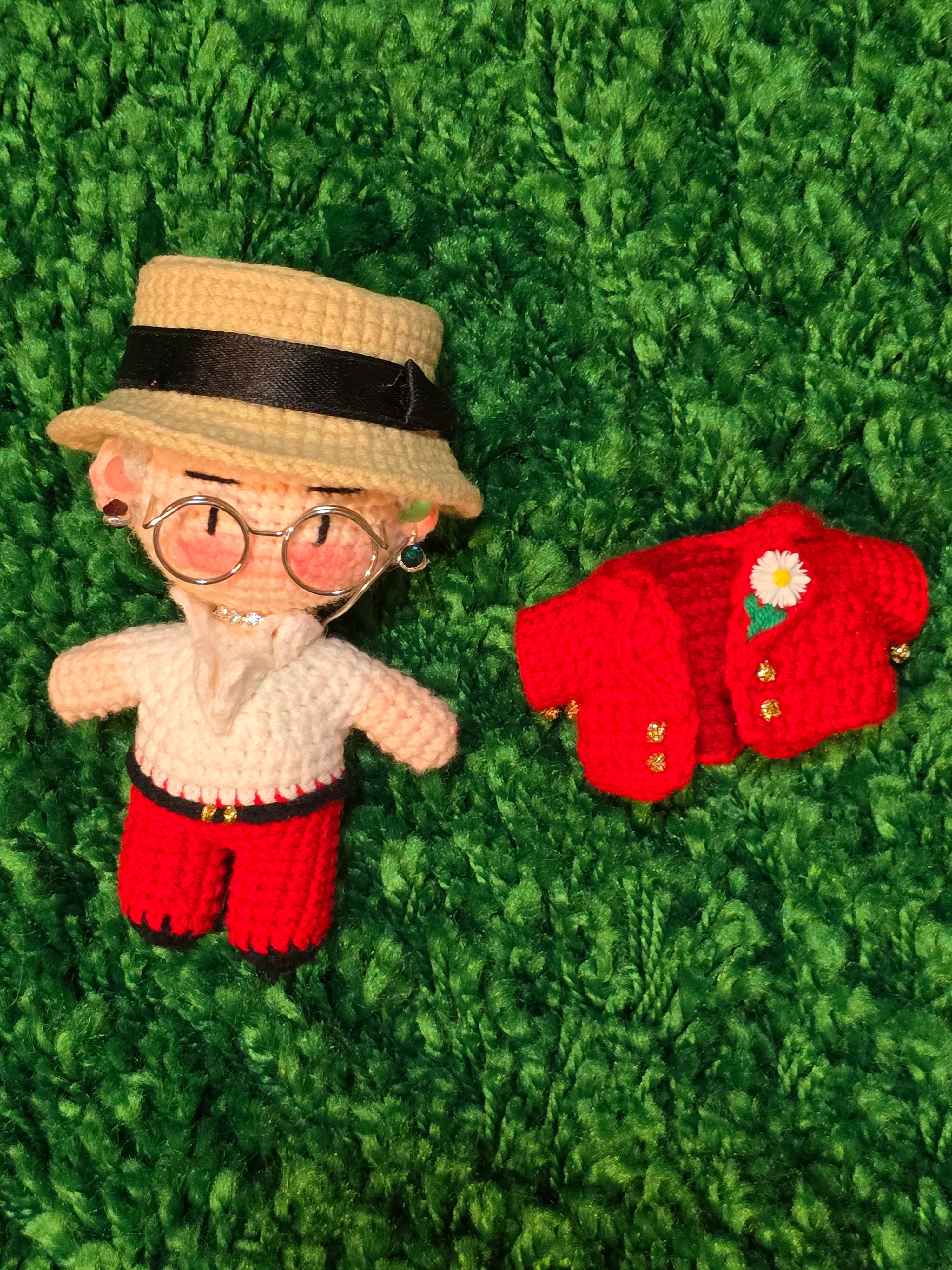 G-Dragon BigBang Concert Inspired K-pop Merchandise Handmade Full Body Crochet