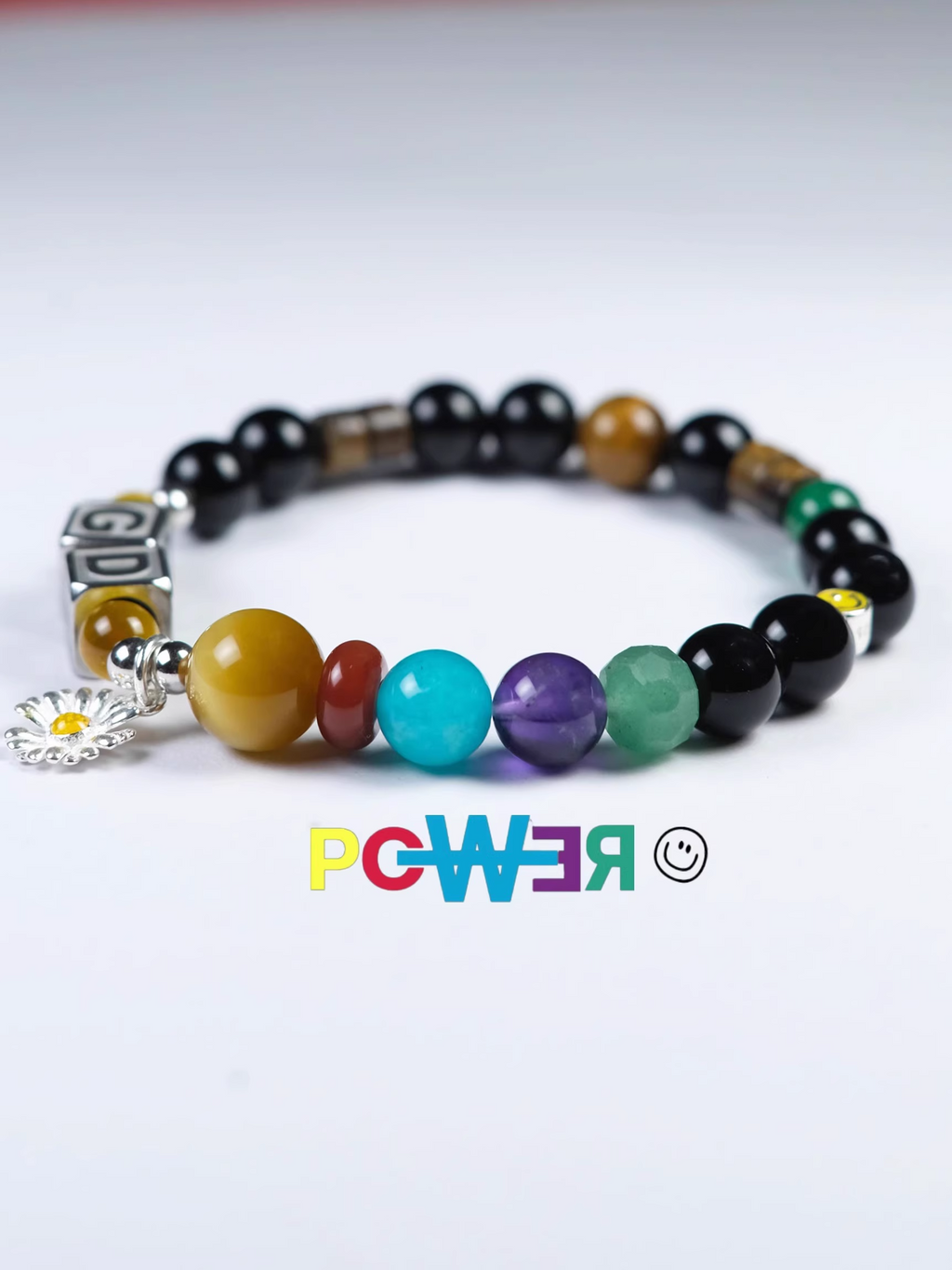 Handmade Rainbow Life Stone Bracelet - POWER Inspired Jewelry
