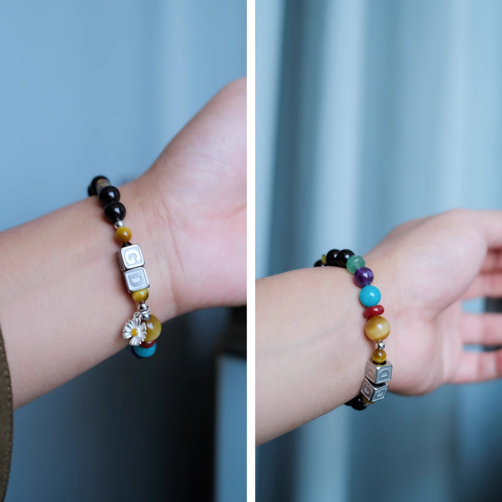 Handmade Rainbow Life Stone Bracelet - POWER Inspired Jewelry