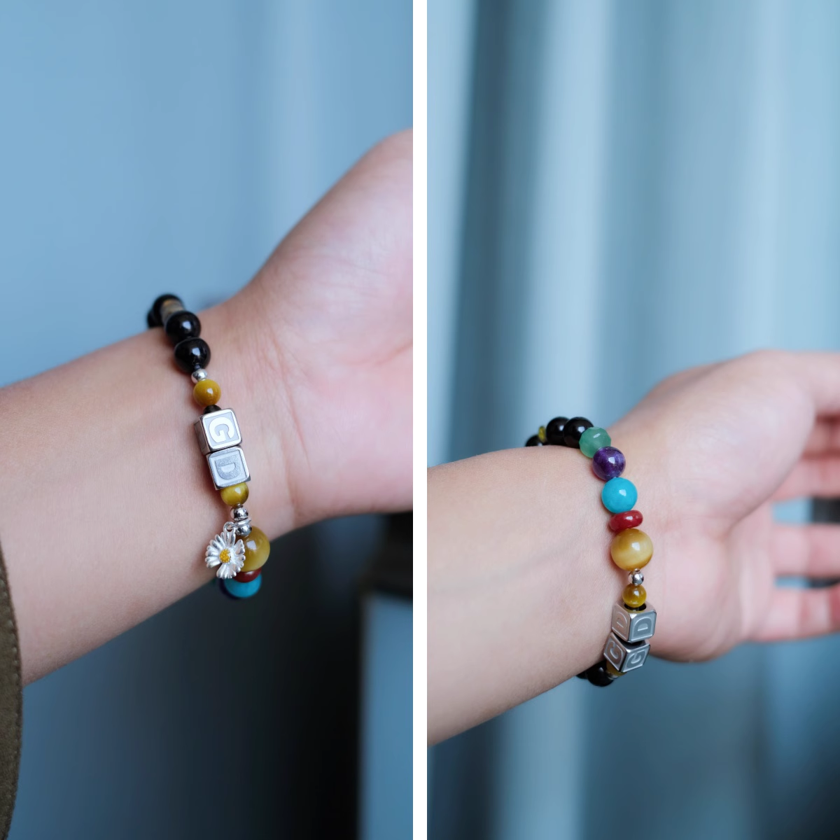 Handmade Rainbow Life Stone Bracelet - POWER Inspired Jewelry