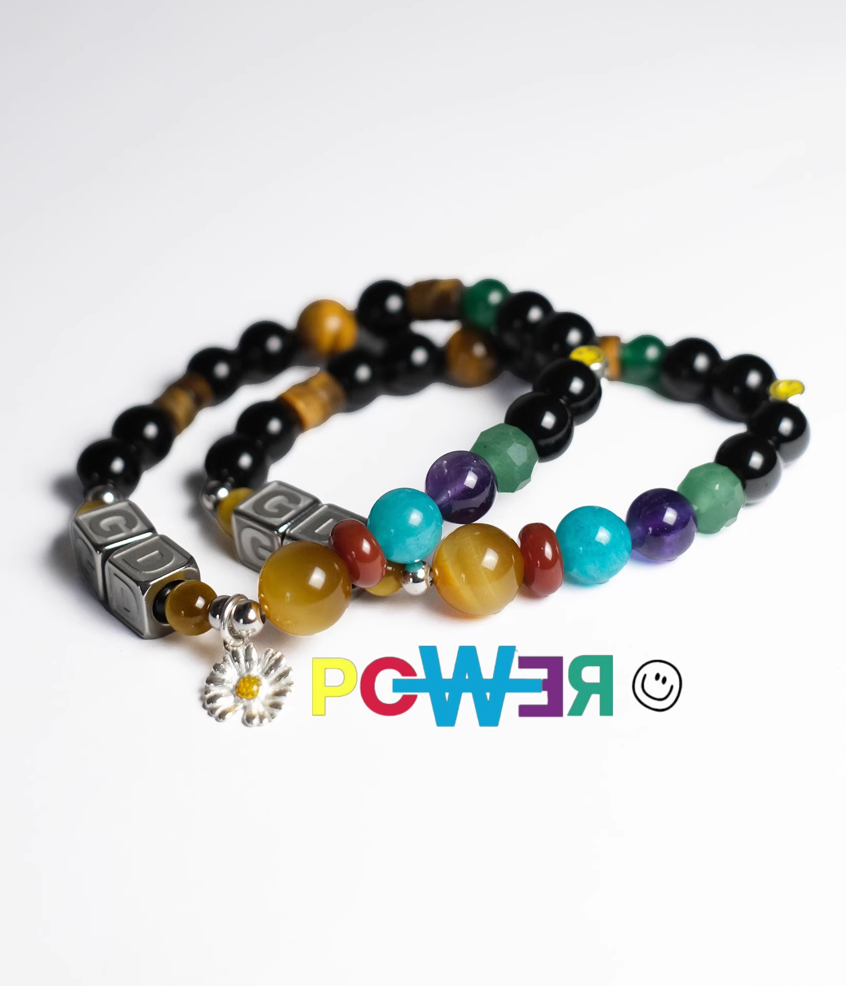 Handmade Rainbow Life Stone Bracelet - POWER Inspired Jewelry