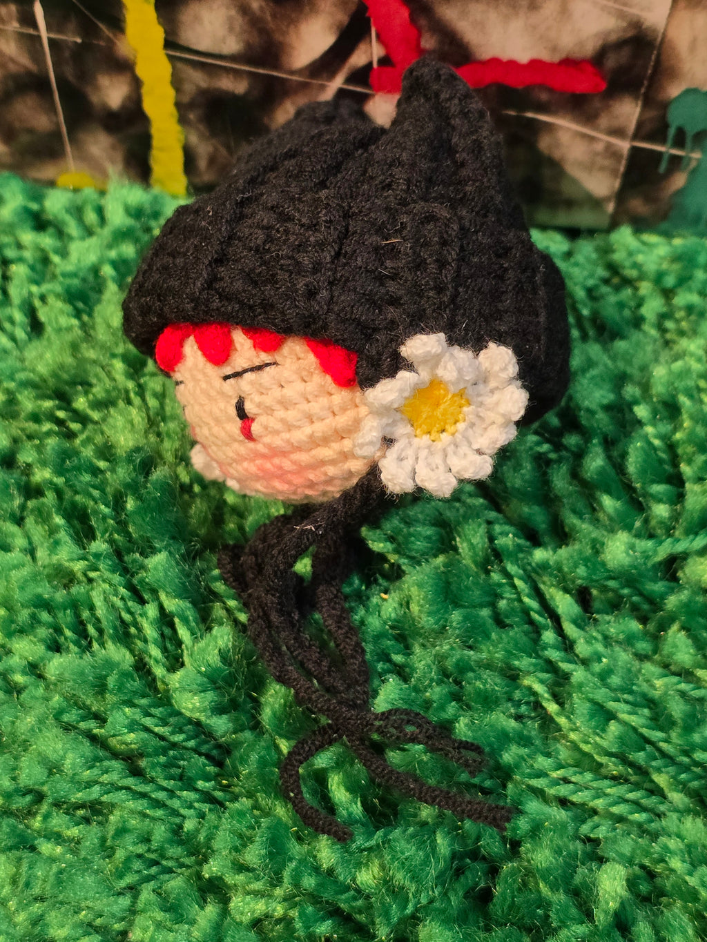 G-Dragon BigBang Black Beanie K-pop Merchandise Handmade Crochet Doll