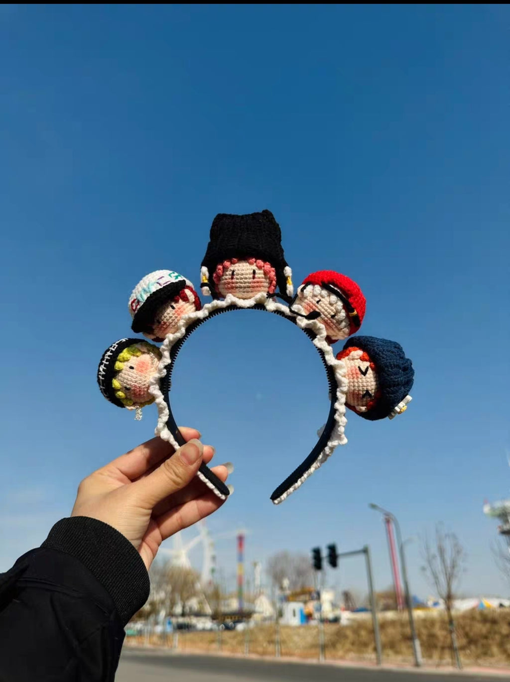 G-Dragon BigBang Inspired Handmade Crochet Headbands (3 or 5 Dolls) - Concert Support Gear