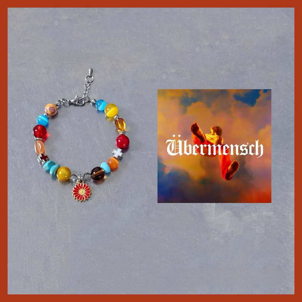 Übermensch Theme Jewelry Set (Necklace & Earrings) - G-Dragon New Album