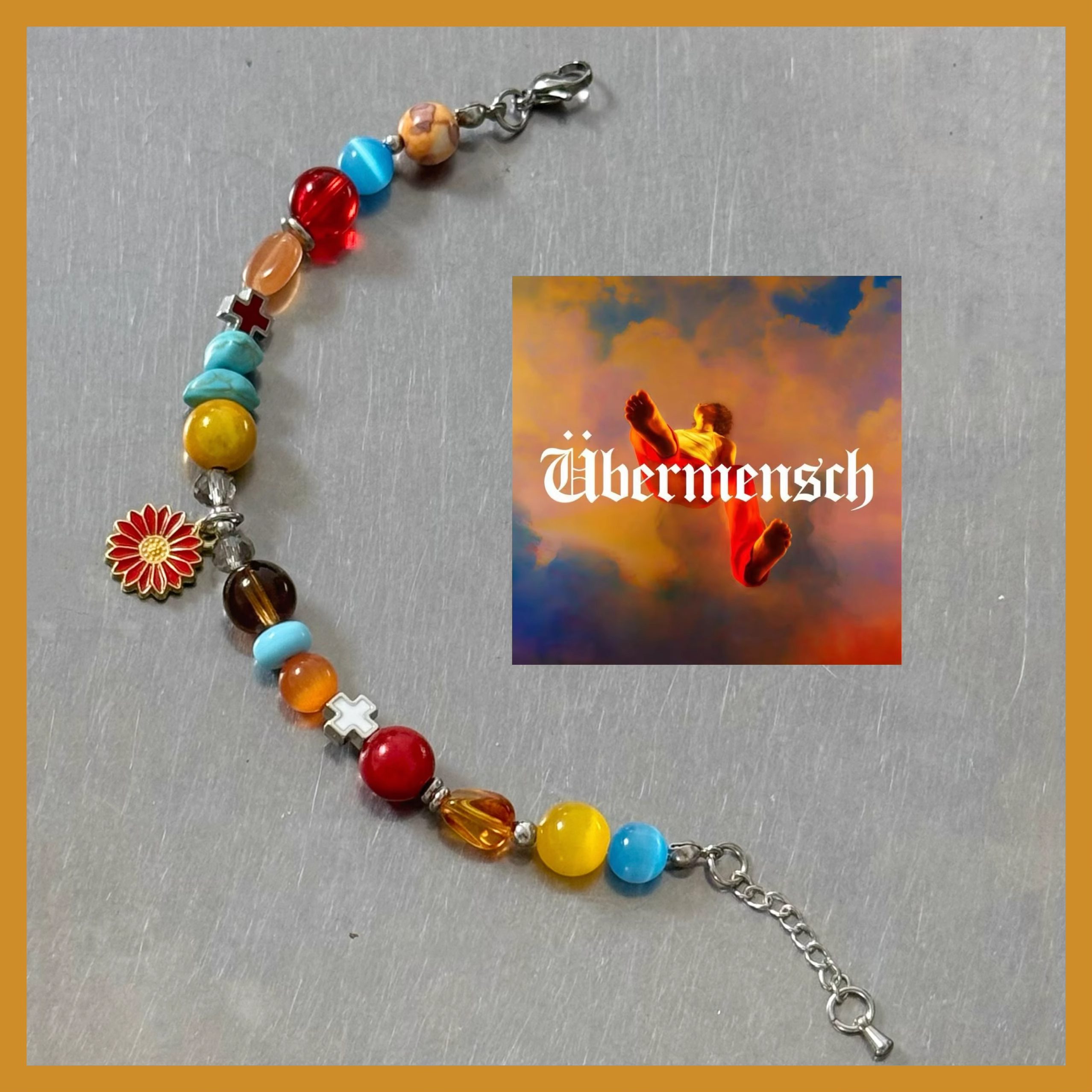 Übermensch Theme Jewelry Set (Necklace & Earrings) - G-Dragon New Album