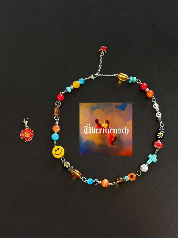 Übermensch Theme Jewelry Set (Necklace & Earrings) - G-Dragon New Album