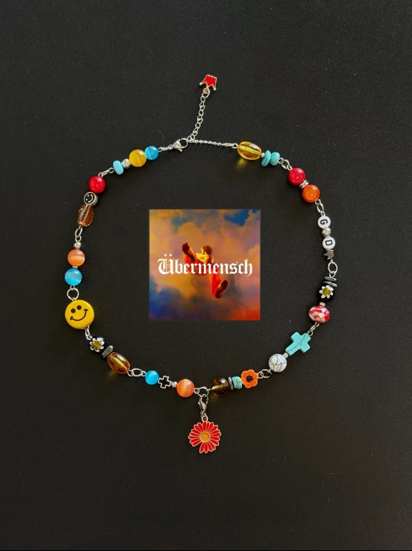 Übermensch Theme Jewelry Set (Necklace & Earrings) - G-Dragon New Album