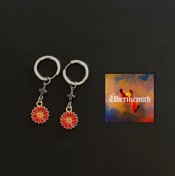 Übermensch Theme Jewelry Set (Necklace & Earrings) - G-Dragon New Album