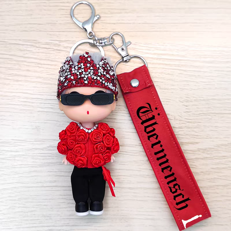 NEW!!! BigBang G-Dragon Übermensch Concert Inspired Red Rose Crown Keychain/Figure – K-pop Idol Merch