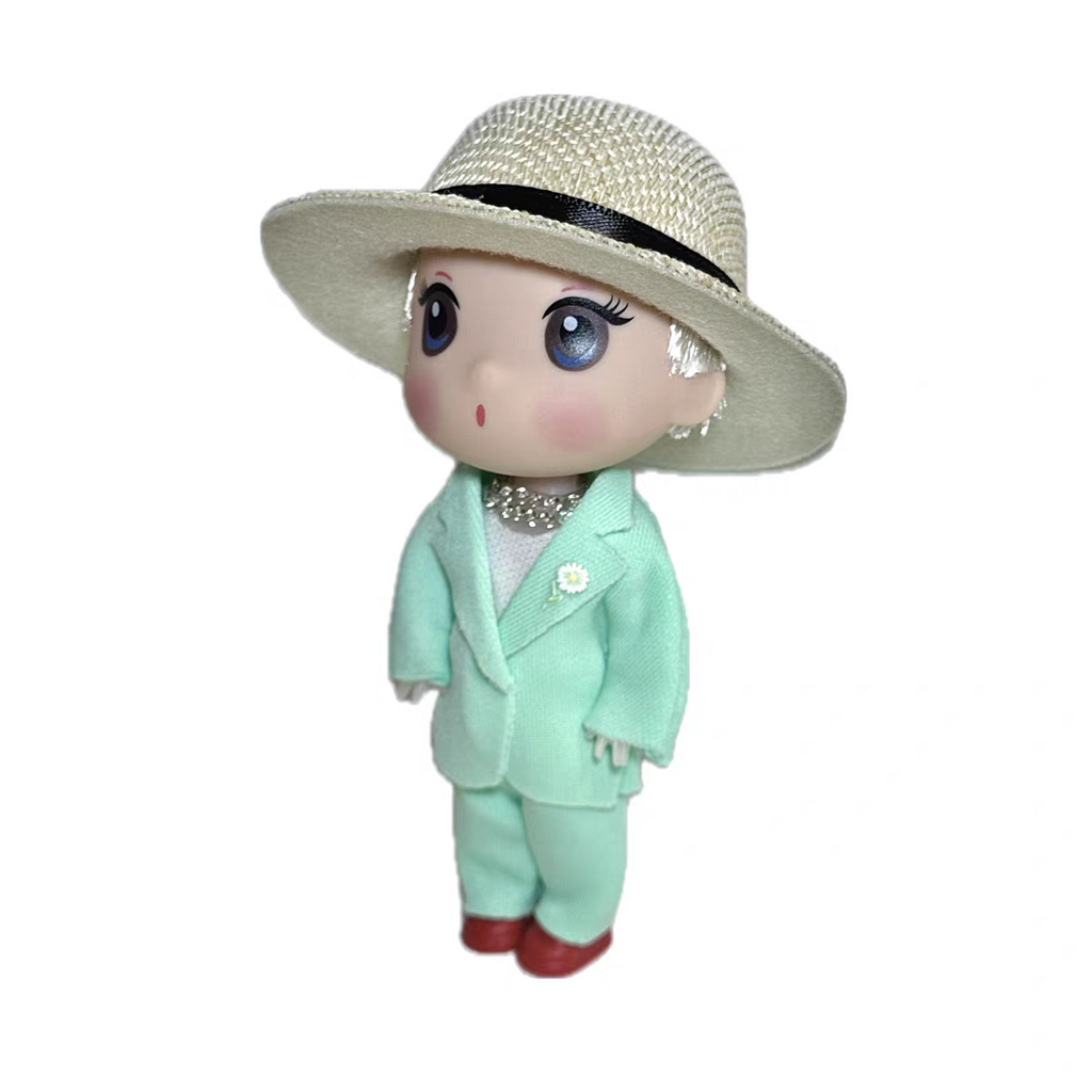 BigBang G-Dragon Korea Concert Mint-Green Outfit Inspired Figure – K-pop Idol Merch