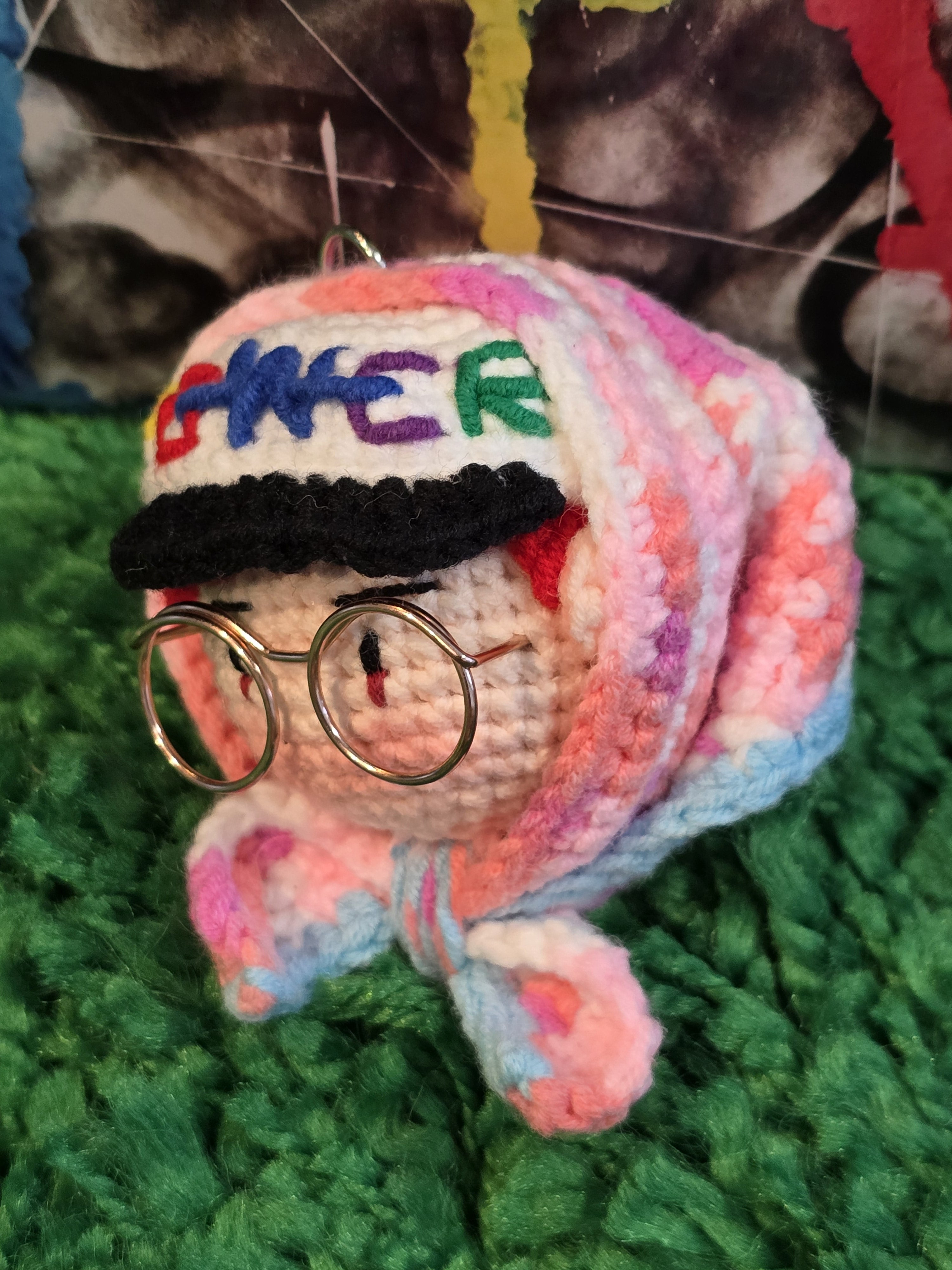 G-Dragon BigBang HK Airport Style K-pop Merchandise Handmade Crochet Doll