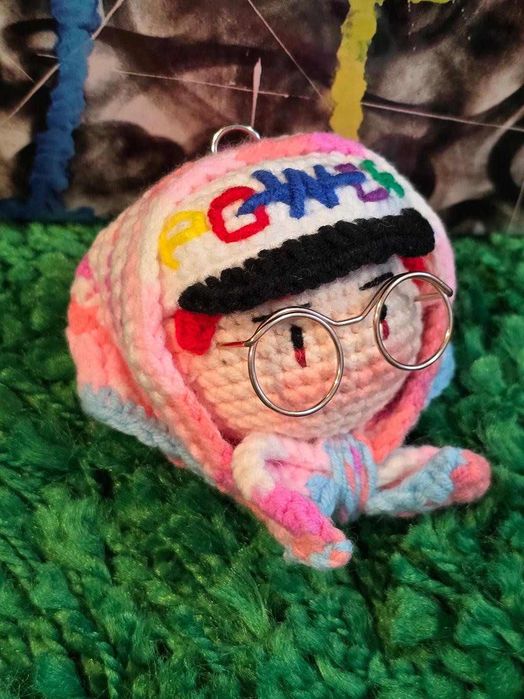 G-Dragon BigBang HK Airport Style K-pop Merchandise Handmade Crochet Doll