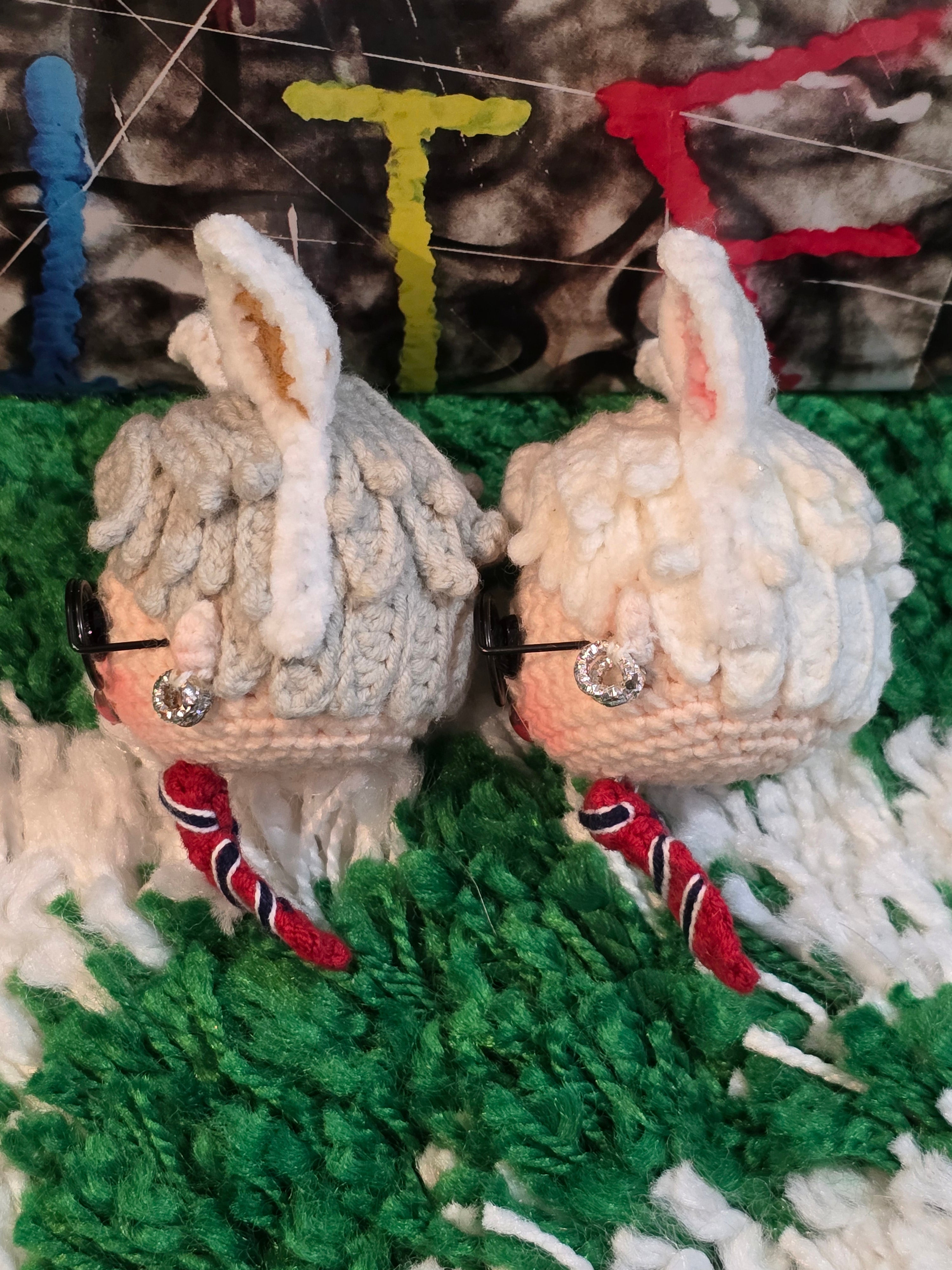 G-Dragon BigBang Bunny Ears K-pop Merchandise Handmade Crochet Doll