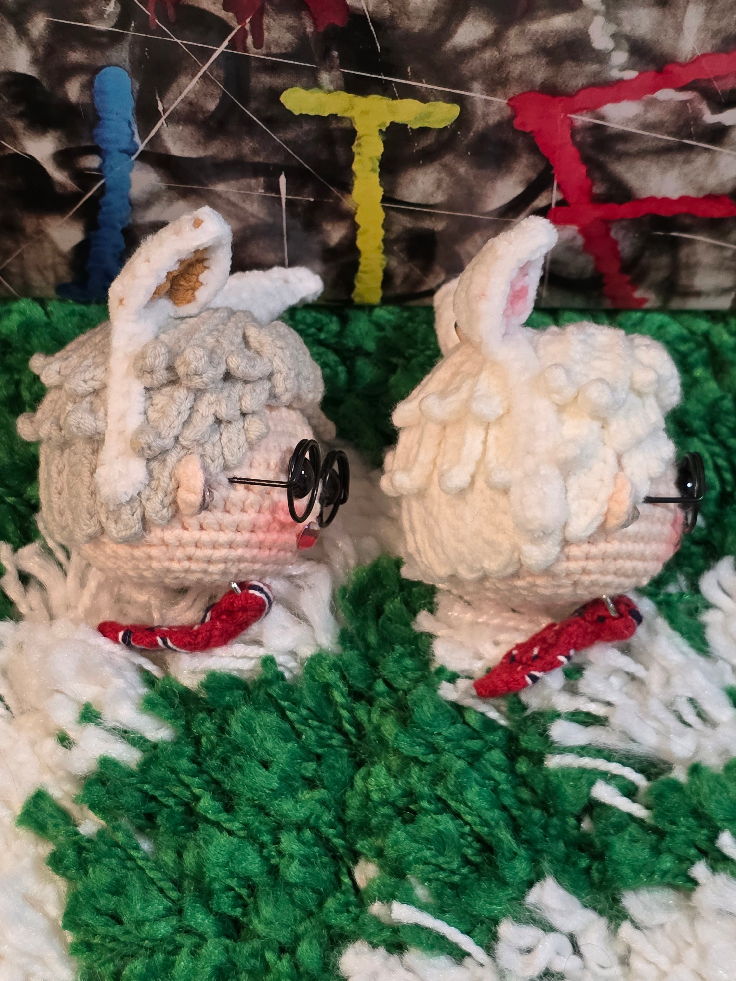 G-Dragon BigBang Bunny Ears K-pop Merchandise Handmade Crochet Doll
