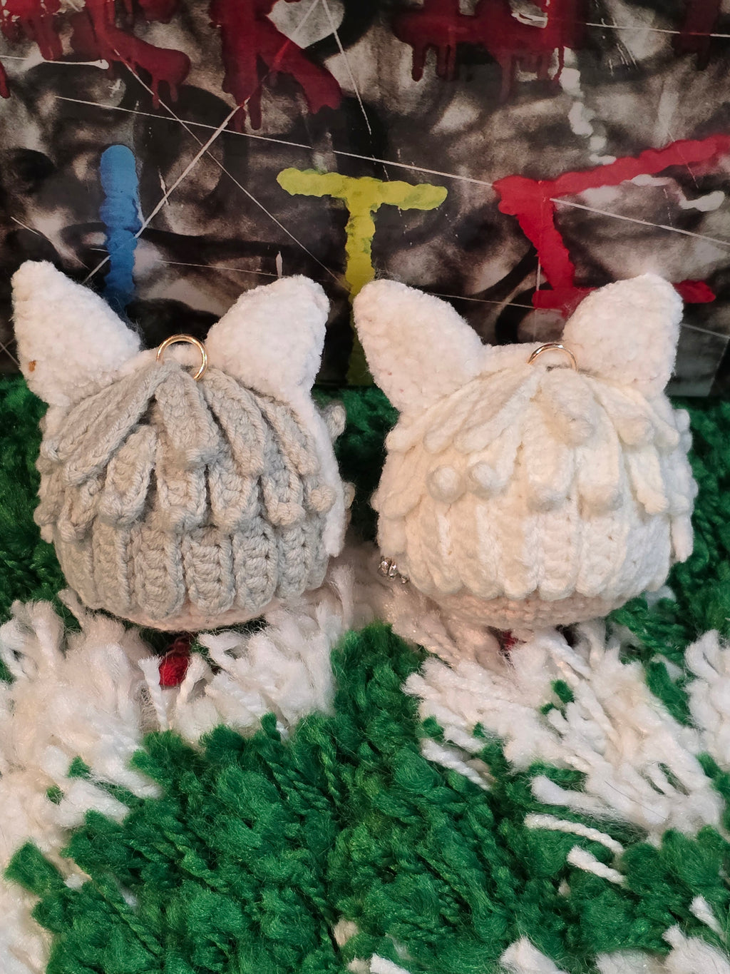 G-Dragon BigBang Bunny Ears K-pop Merchandise Handmade Crochet Doll