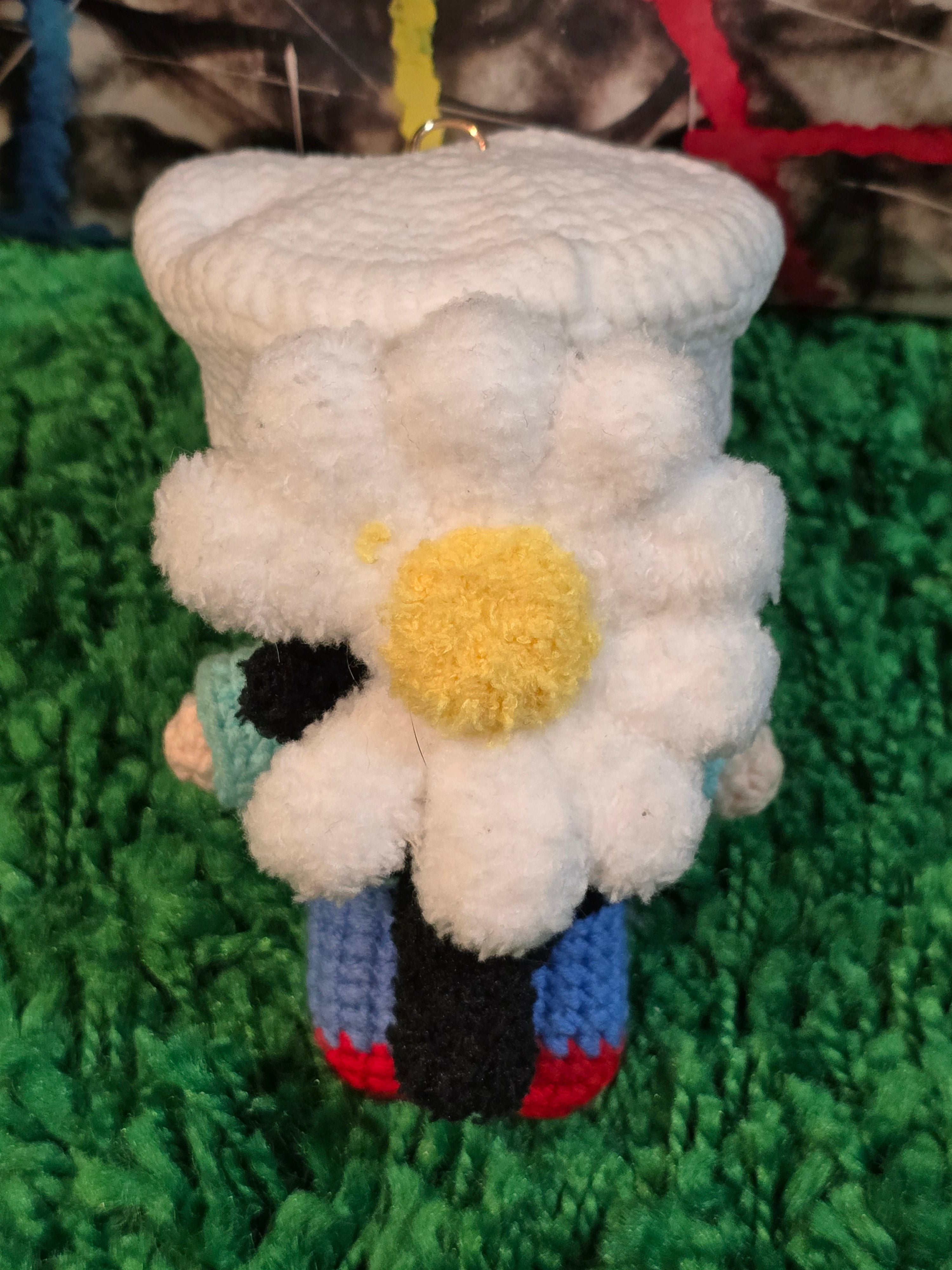 G-dragon Bigbang Mushroom Style K-pop Merchandise Handmade Full Body Crochet Doll