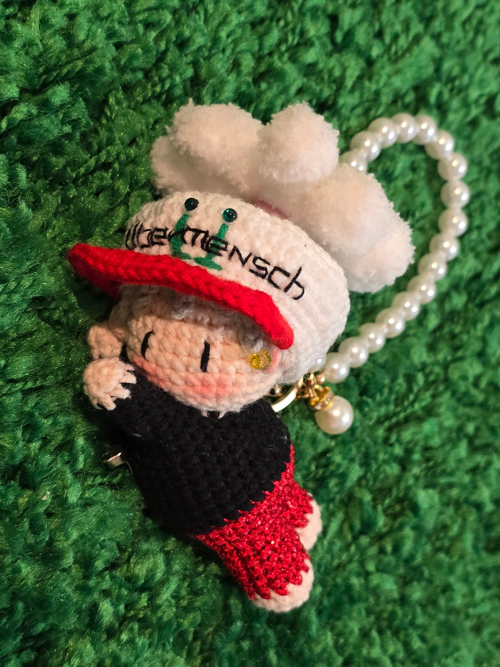 G-Dragon BigBang Big Daisy Handmade Crochet Brooch & Keychain