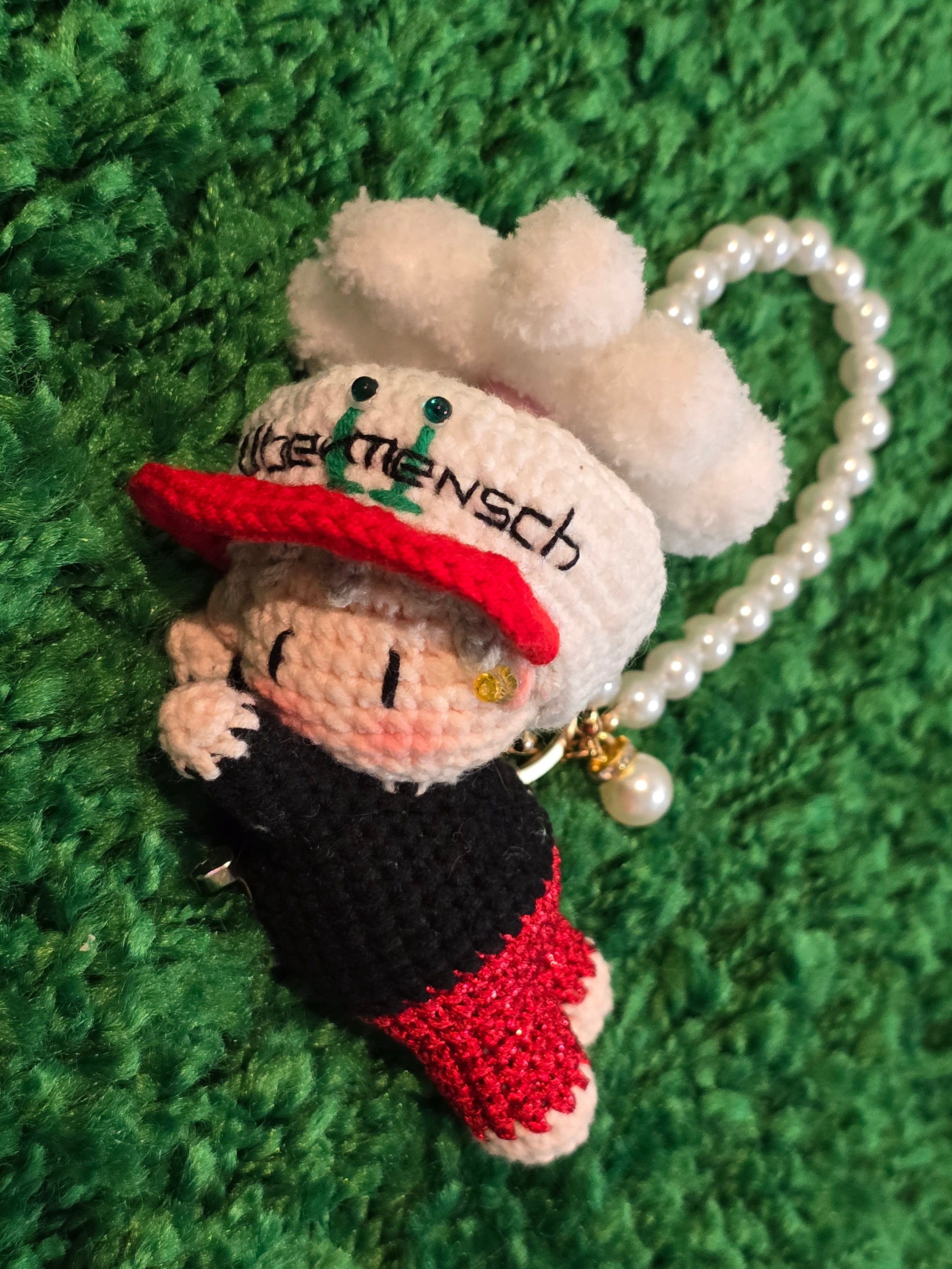 G-Dragon BigBang Big Daisy Handmade Crochet Brooch & Keychain