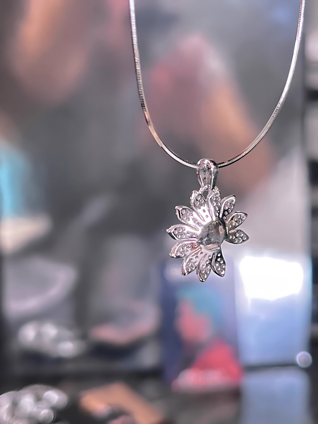 S925 Silver Delicate Daisy Necklace - G-Dragon Inspired Jewelry
