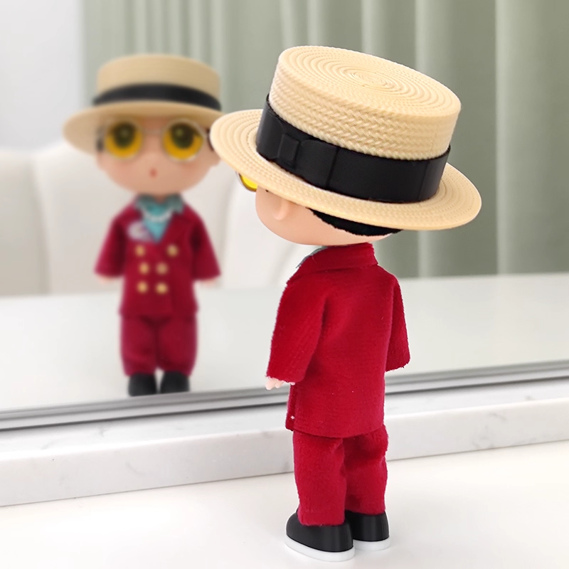 NEW!!! BigBang G-Dragon Übermensch Concert Inspired Straw Hat Red Suit Keychain/Figure – K-pop Idol Merch
