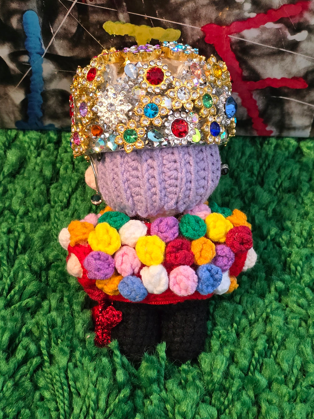 G-Dragon BigBang Colorful Rose Style K-pop Merchandise Handmade Full Body Crochet