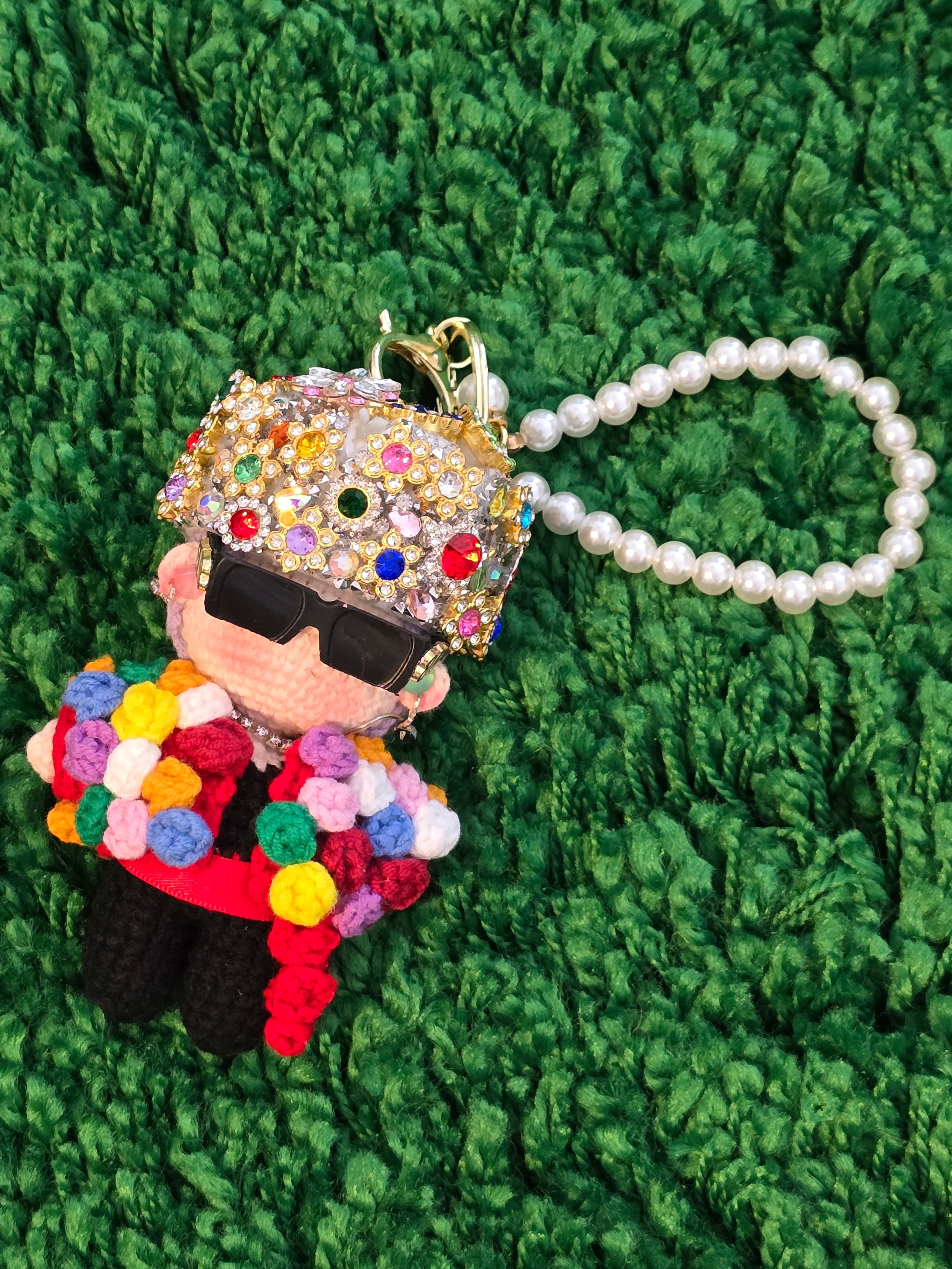 G-Dragon BigBang Colorful Rose Style K-pop Merchandise Handmade Full Body Crochet