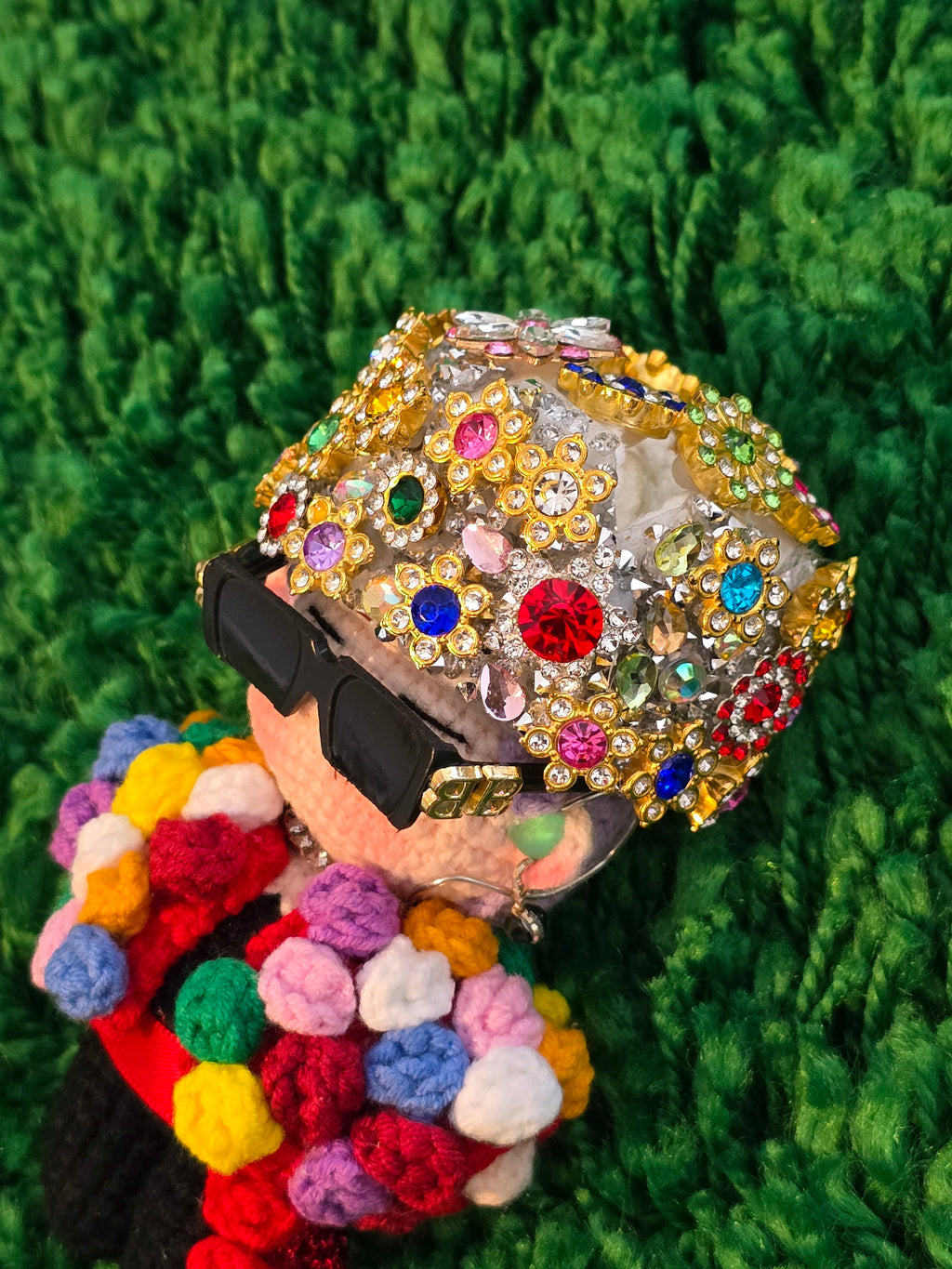 G-Dragon BigBang Colorful Rose Style K-pop Merchandise Handmade Full Body Crochet