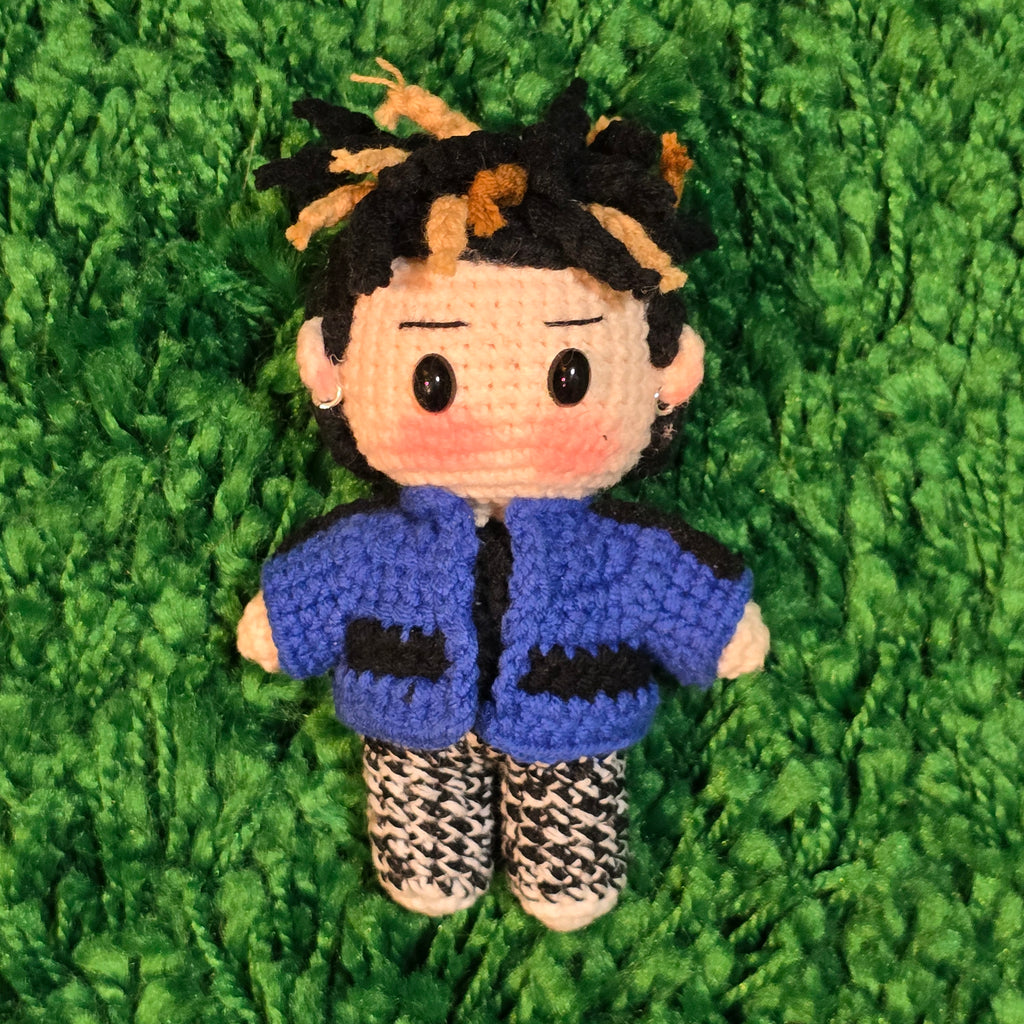 Taeyang BigBang "FXXK IT" SBS Live K-pop Merchandise Handmade Full Body Crochet Doll