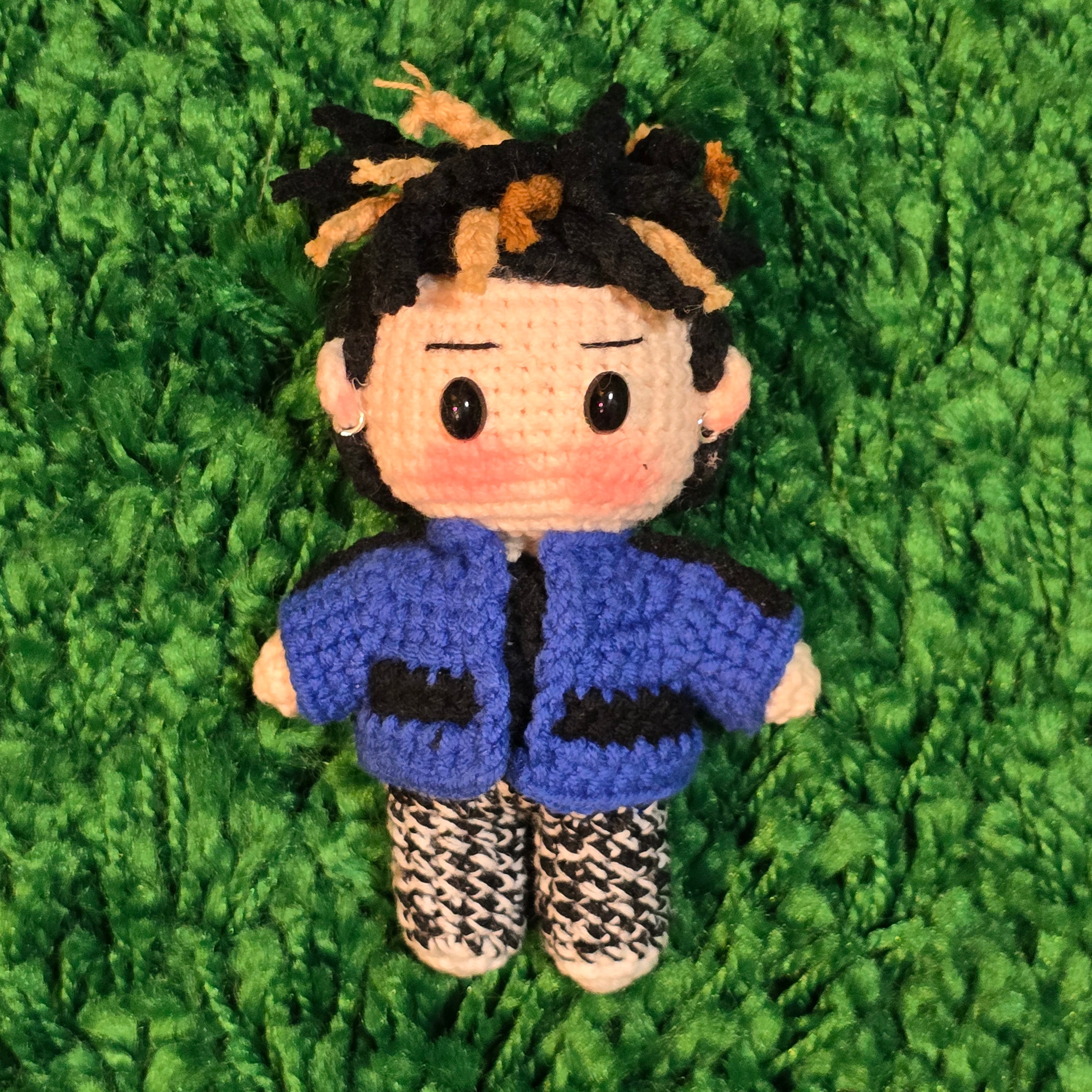 Taeyang BigBang "FXXK IT" SBS Live K-pop Merchandise Handmade Full Body Crochet Doll