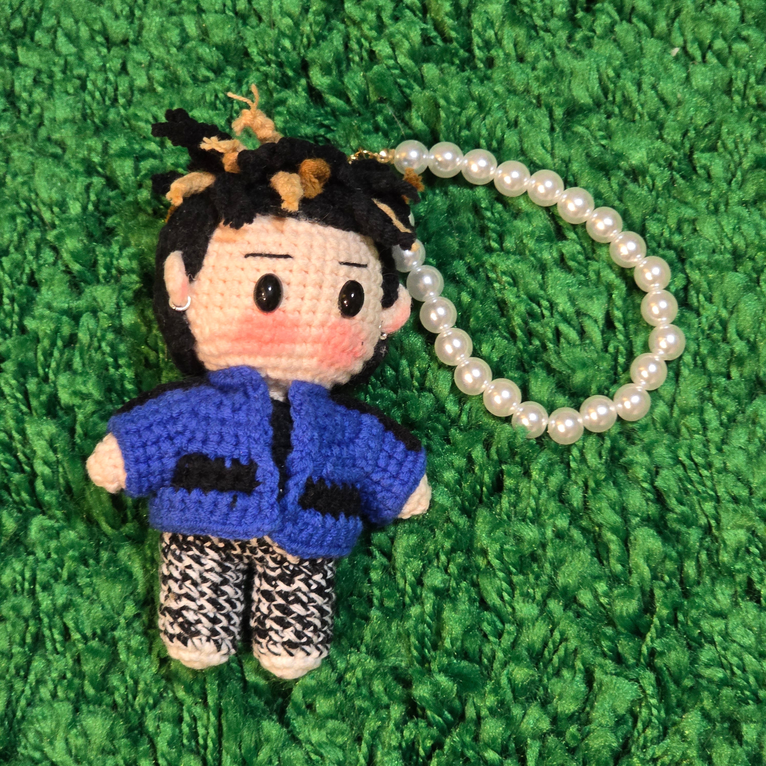 Taeyang BigBang "FXXK IT" SBS Live K-pop Merchandise Handmade Full Body Crochet Doll