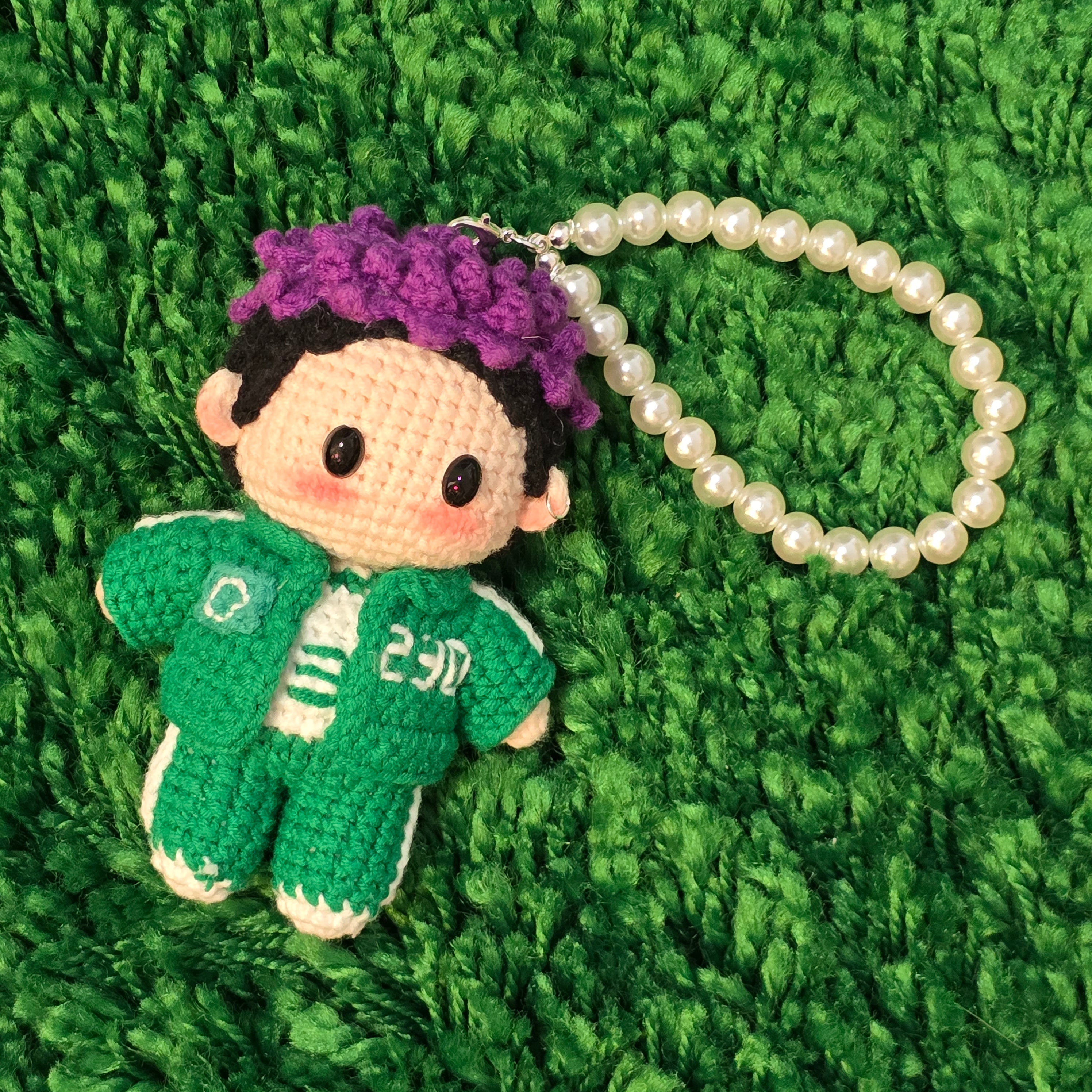 Bigbang T.O.P Thanos Squid Game 2 Inspired Handmade Full Body Crochet