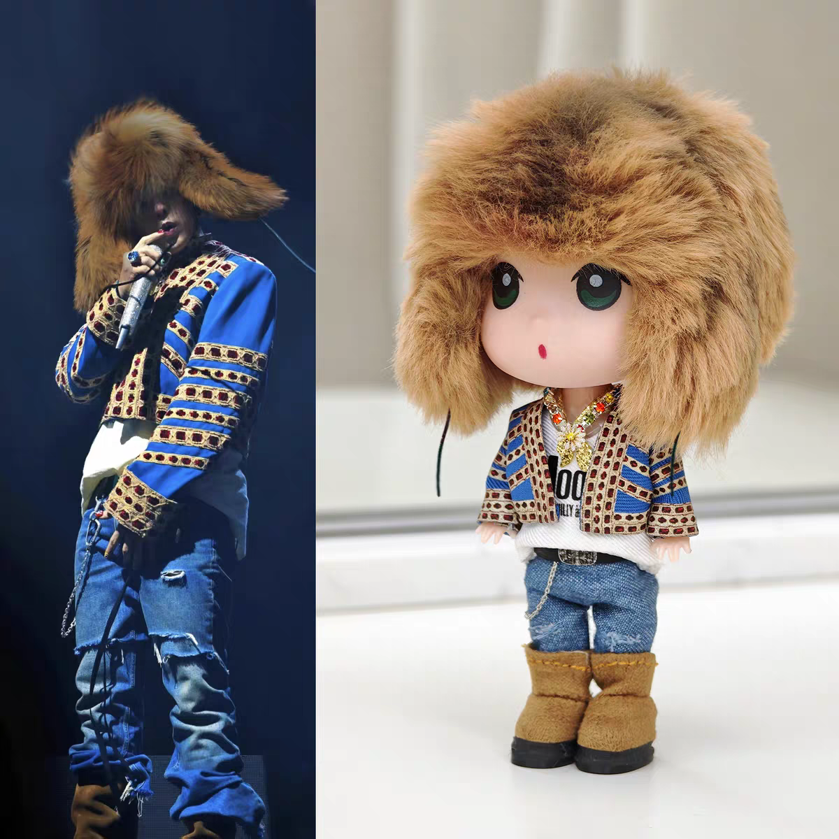 G-Dragon BigBang Coachella 2026 "POWER" K-pop Merchandise Figure & Keychain - BANGchella Edition