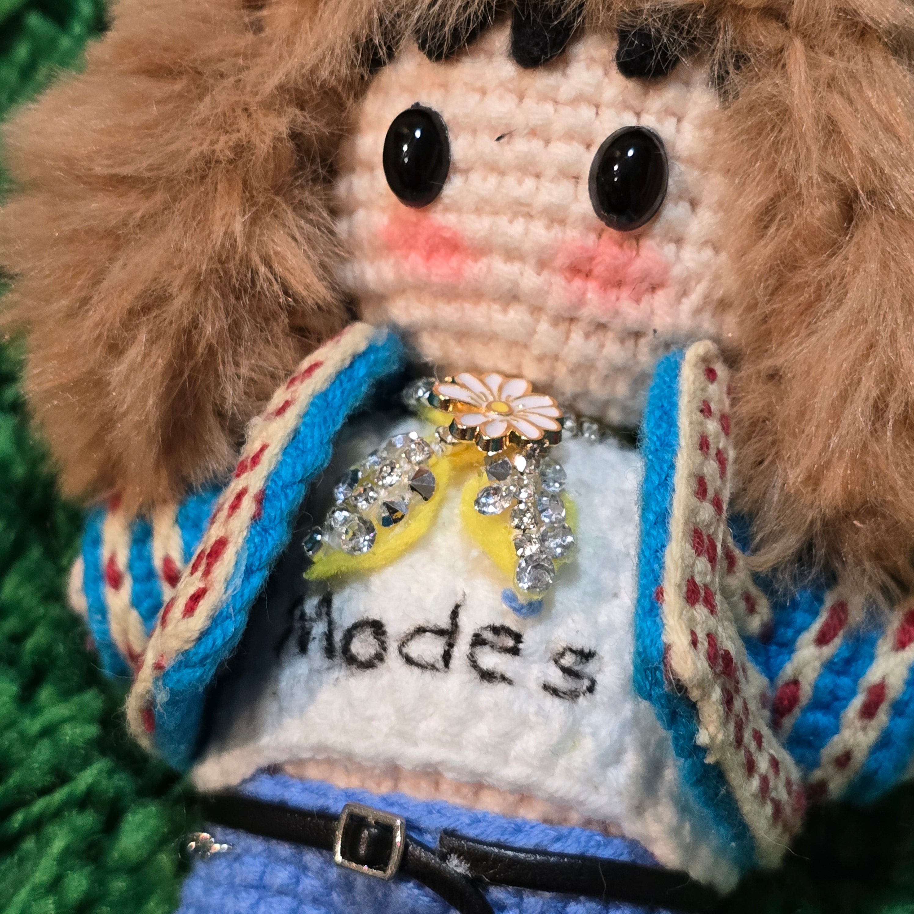 G-Dragon BigBang Coachella"POWER" Performance Handmade Full Body Crochet Doll - BANGchella Edition