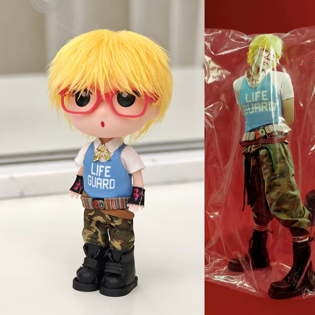 G-Dragon BigBang "BiiG" MV Inspired "LIFE GUARD" Camo K-pop Merchandise Figure & Keychain