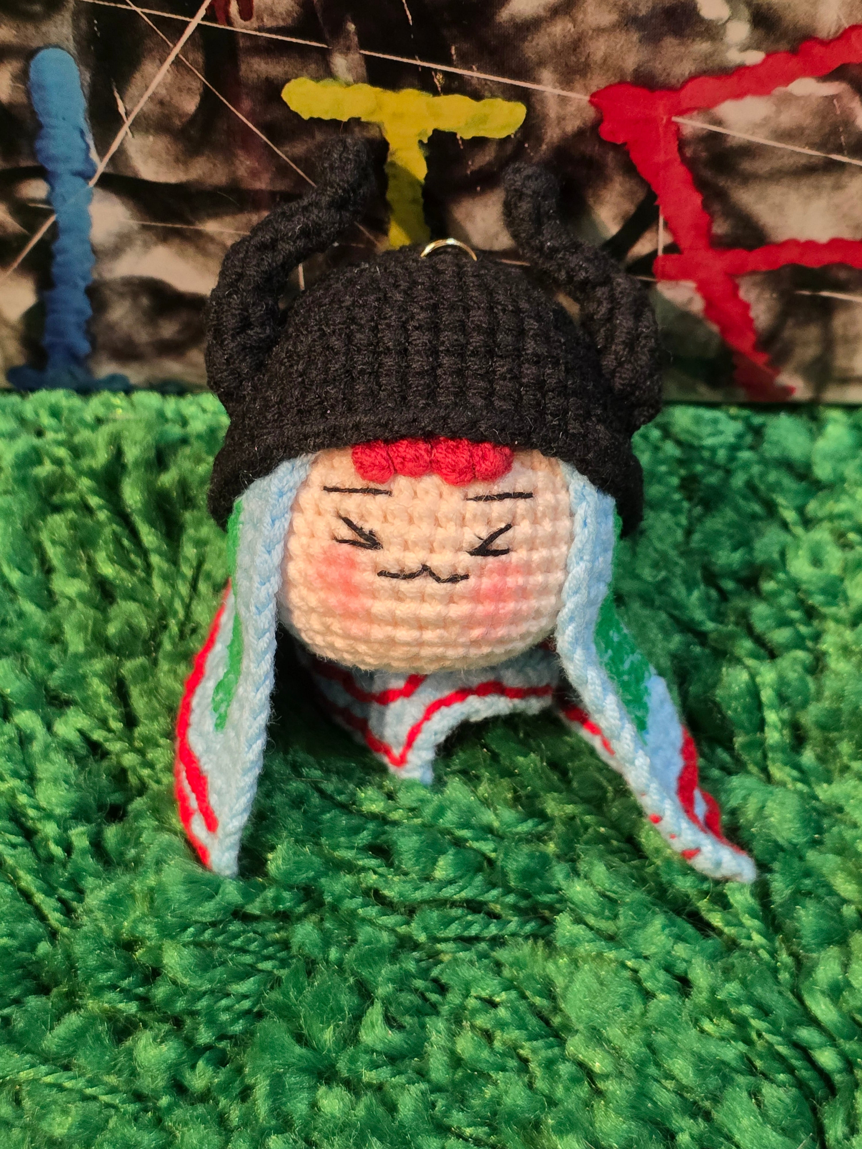 G-Dragon BigBang Horn Style K-pop Merchandise Handmade Crochet Doll