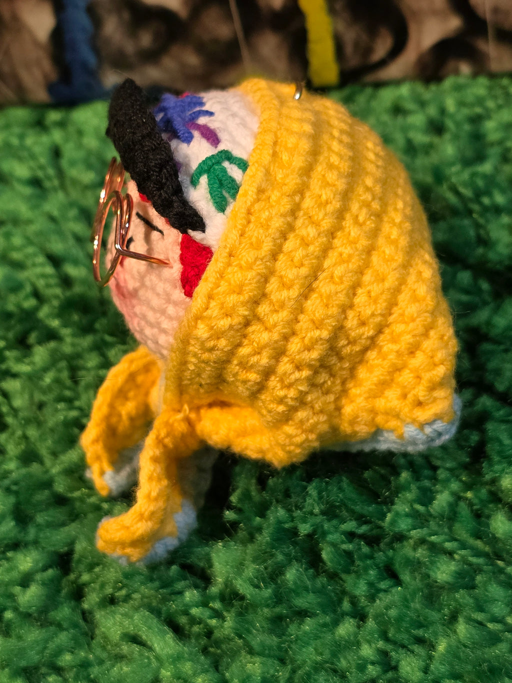 G-Dragon BigBang HK Airport Style K-pop Merchandise Handmade Crochet Doll