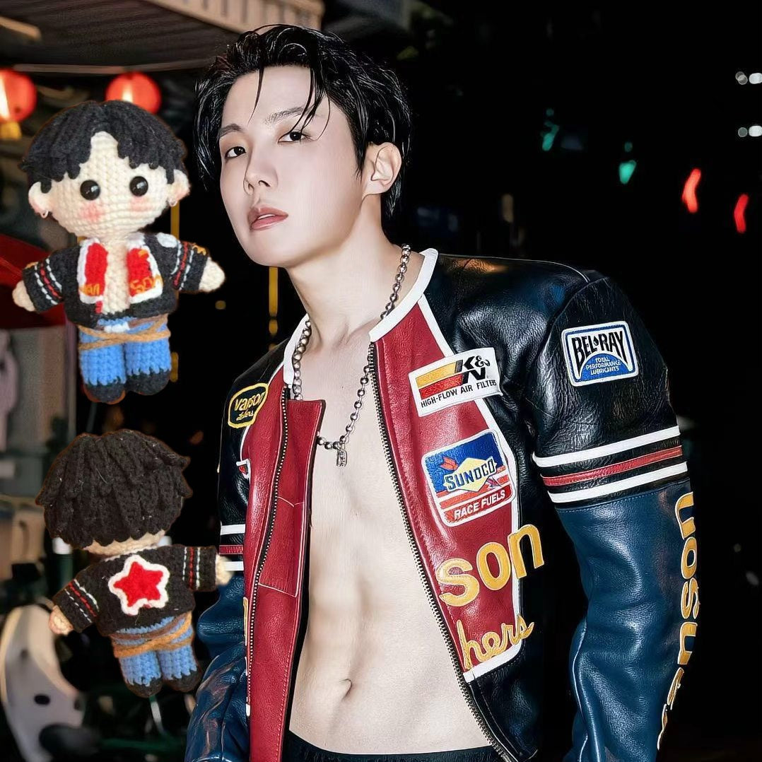 BTS j-hope Killin' It Girl Inspired Handmade Full Body Crochet/Keychain
