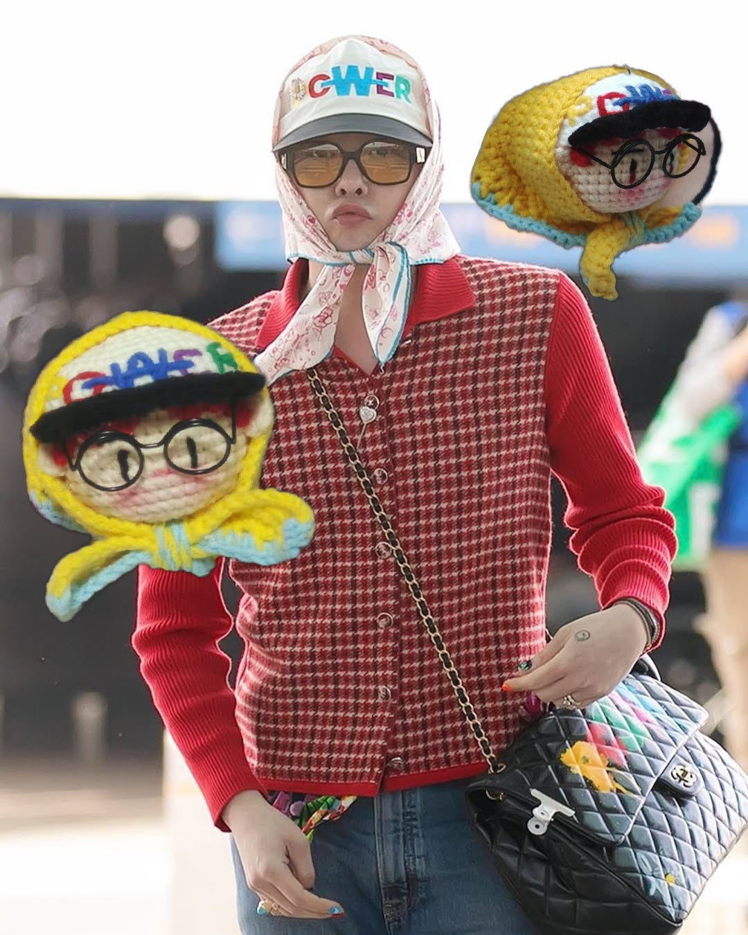BigBang G-Dragon HK Airport Handmade Crochet