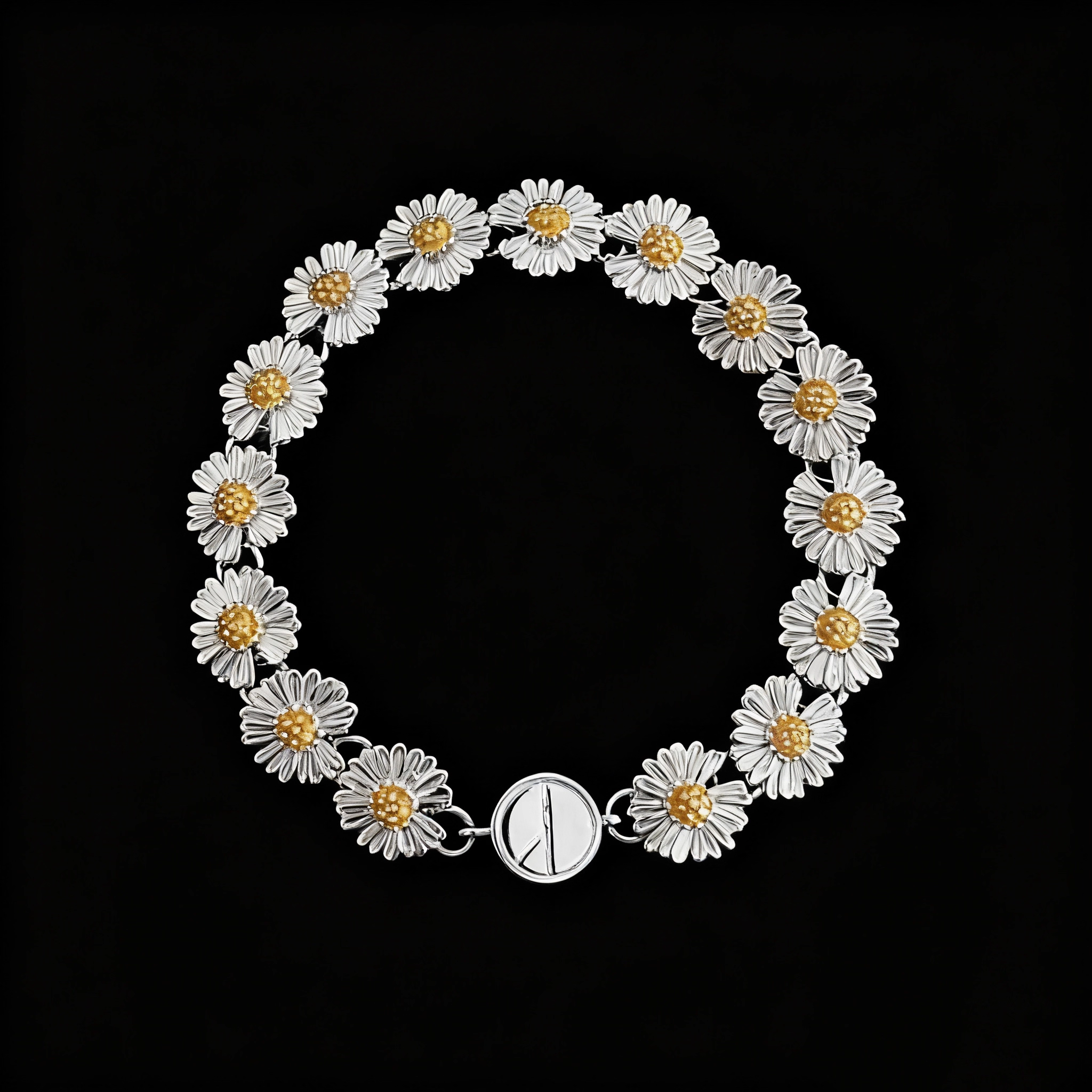 Bigbang G-Dragon inspired daisy bracelet with a magnetic clasp closure