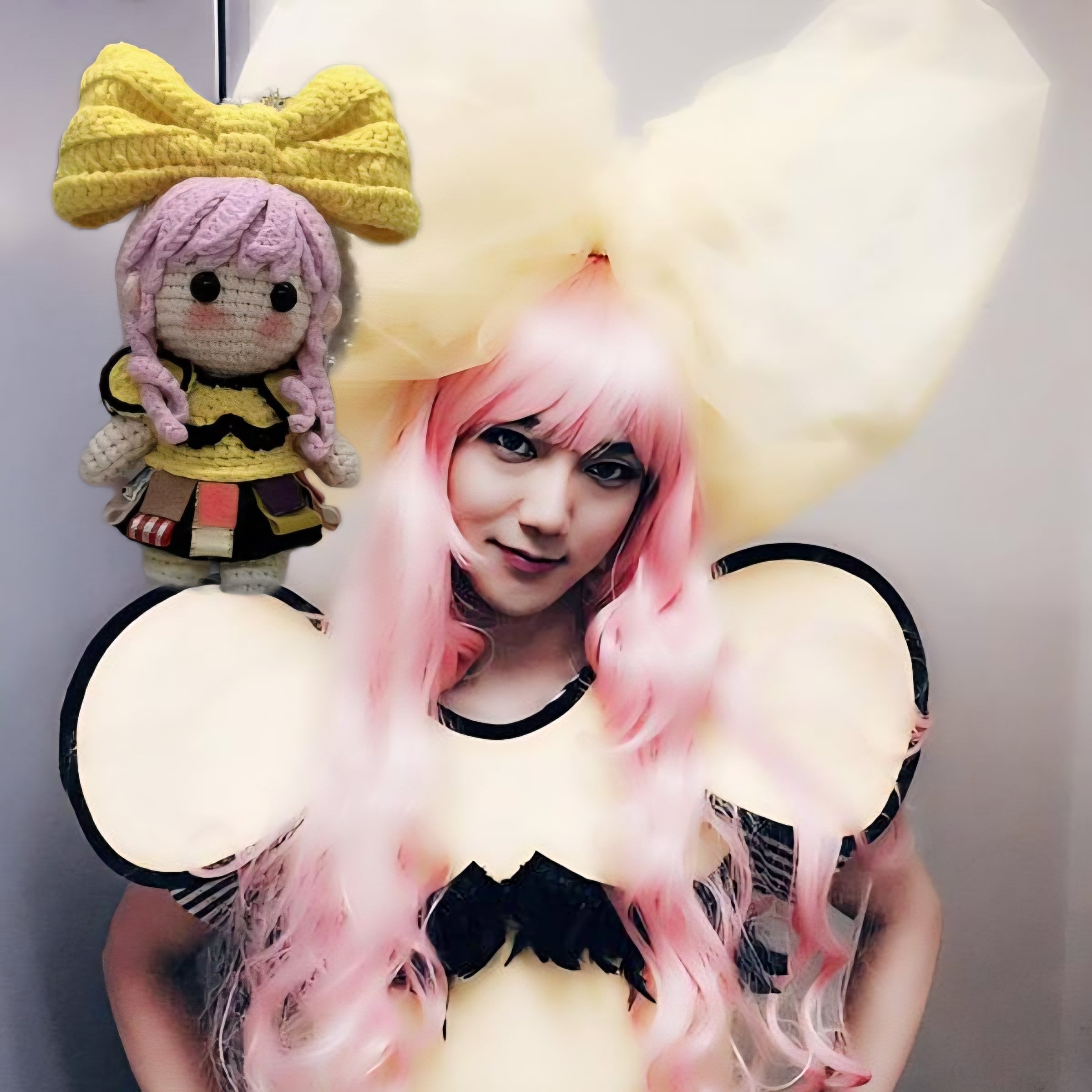Super Junior Yesung Kyary Pamyu Pamyu Inspired Costume – Super Junior-K.R.Y. Nagoya Tour Handmade Full Body Crochet Doll